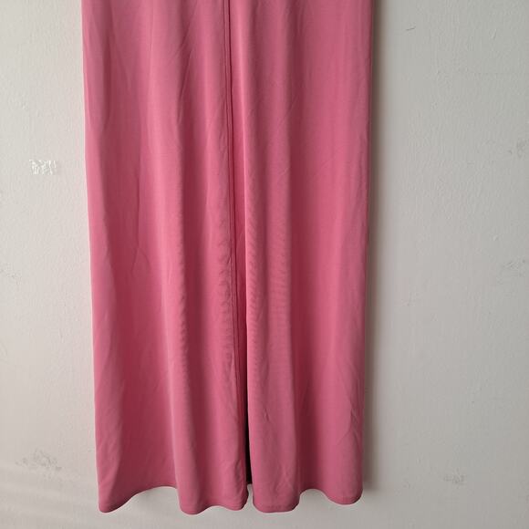 Talbots A-Line Dress Sleeveless Empire Waist A-Line Midi Pink Womens Size 12 - Picture 7 of 10